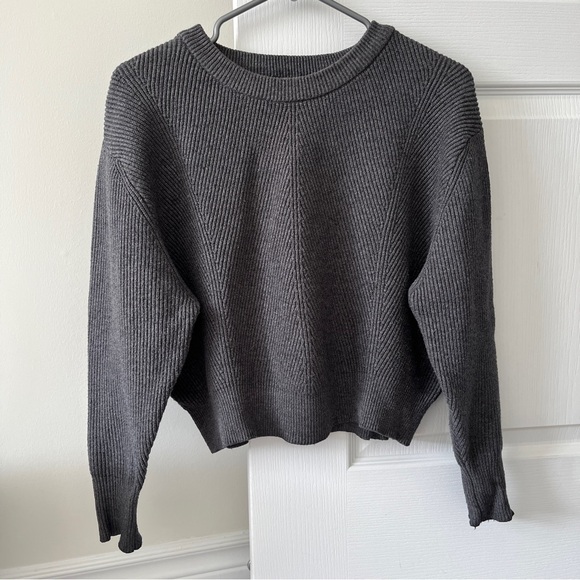 Zara Sweaters - Zara - Cropped Crewneck Sweater